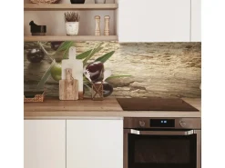 Outlet MySpotti Küchenrückwand Profix Cucina Mediterran 270 x 60 cm Braun