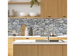 Best MySpotti Küchenrückwand Profix Cucina Massimo 100 x 60 cm Grau-Blau