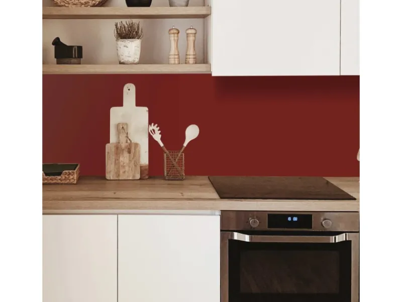 Küchenrückwände<MySpotti Küchenrückwand Profix Cucina RAL34 160 x 60 cm Purpurrot