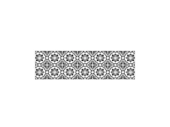 Küchenrückwände<MySpotti Küchenrückwand Profix Cucina Elena Fliese 210 x 60 cm Schwarz-Weiß
