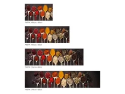 MySpotti Küchenrückwand Profix Cucina Piccante 100 x 60 cm Rot-Braun-Bunt< Küchenrückwände