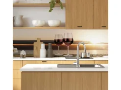 MySpotti Küchenrückwand Profix Cucina Feierabend 270 x 60 cm Weinrot< Küchenrückwände