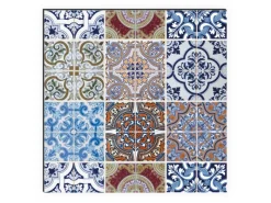 MySpotti Küchenrückwand Profix Cucina Pablo Fliese 270 x 60 cm Bunt Pastell< Küchenrückwände