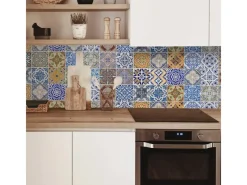 MySpotti Küchenrückwand Profix Cucina Pablo Fliese 270 x 60 cm Bunt Pastell< Küchenrückwände