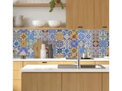 MySpotti Küchenrückwand Profix Cucina Pablo Fliese 270 x 60 cm Bunt Pastell< Küchenrückwände