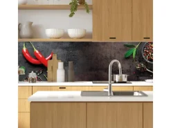 Küchenrückwände|Herde<MySpotti Küchenrückwand Profix Cucina Hot Chilli  160 x 60 cm Paprika