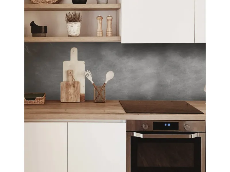 Küchenrückwände<MySpotti Küchenrückwand Profix Cucina Tafel 210 x 60 cm Dunkelgrau