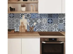 MySpotti Küchenrückwand Profix Cucina Stefano 160 x 60 cm Stein Weiß-Blaugrau< Küchenrückwände