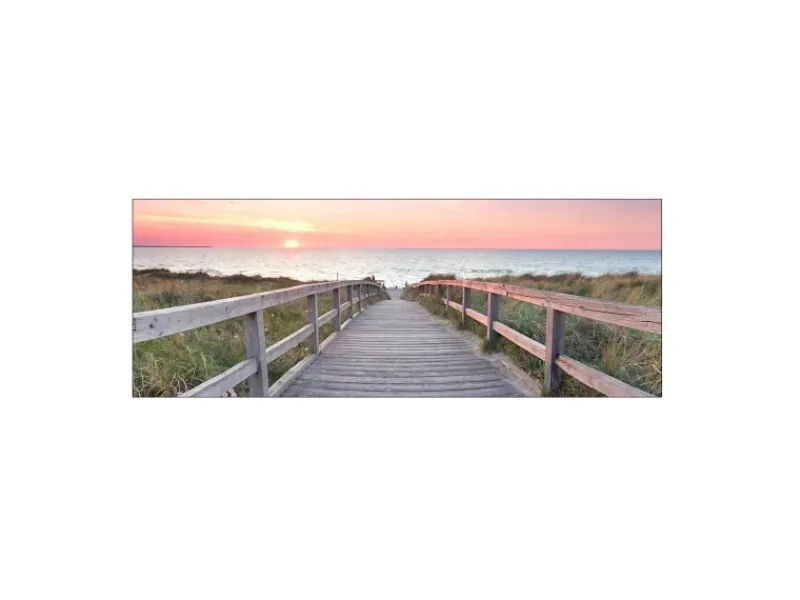 Küchenrückwände<MySpotti Küchenrückwand Profix Cucina Ostseestrand 160 x 60 cm Pastel Pink