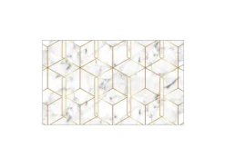 MySpotti Küchenrückwand Profix Cucina Nicole 100 x 60 cm Gold-Weiß