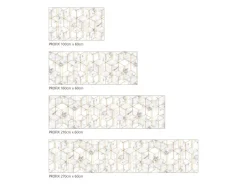 MySpotti Küchenrückwand Profix Cucina Nicole 100 x 60 cm Gold-Weiß