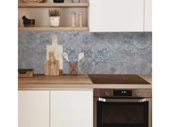 MySpotti Küchenrückwand Profix Cucina Vintage Fliese 270 x 60 cm Hellblau< Küchenrückwände
