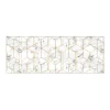 Discount MySpotti Küchenrückwand Profix Cucina Nicole 160 x 60 cm Weiß-Gold