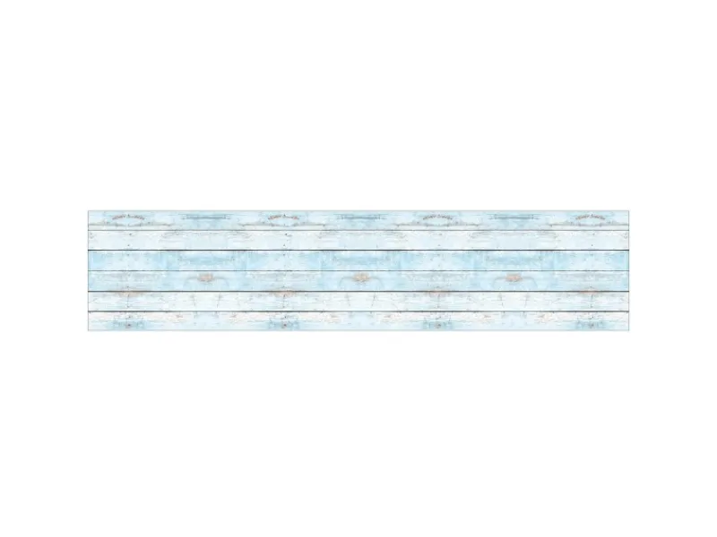 MySpotti Küchenrückwand Profix Cucina Wood Light 270 x 60 cm Cyanblau< Küchenrückwände