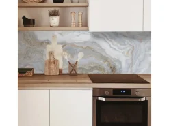 Küchenrückwände<MySpotti Küchenrückwand Profix Cucina Stig 160 x 60 cm Beige-Marmoriert
