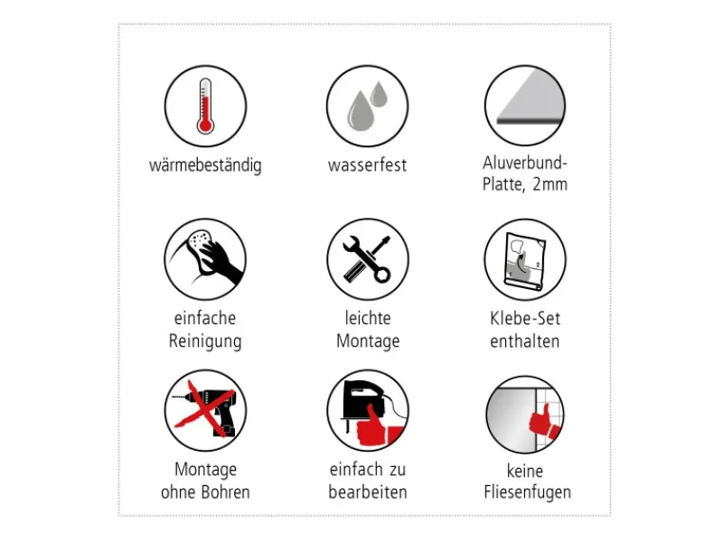Best MySpotti Küchenrückwand Profix Cucina Romeo 270 x 60 cm Toskana Flair