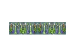 Küchenrückwände<MySpotti Küchenrückwand Profix Cucina Kräuter Provence 270 x 60 cm Grün-Blau