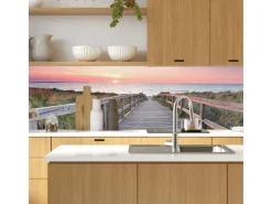 Hot MySpotti Küchenrückwand Profix Cucina Ostseestrand 210 x 60 cm Pink
