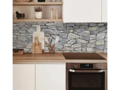 Outlet MySpotti Küchenrückwand Profix Cucina Masimo 270 x 60 cm Grau-Blau
