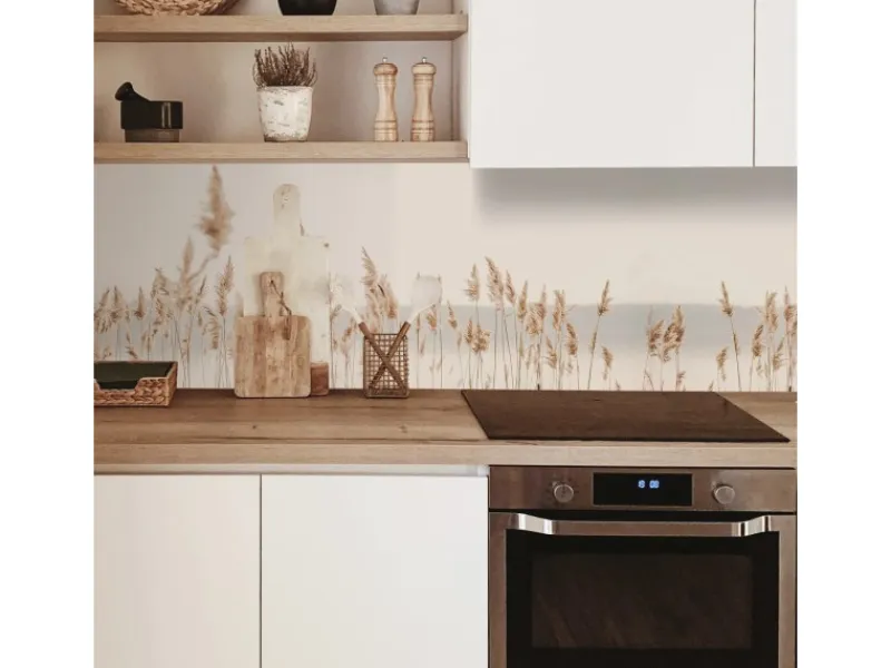 New MySpotti Küchenrückwand Profix Cucina Seebi 100 x 60 cm Schilf
