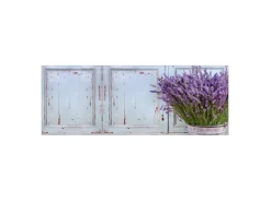 Discount MySpotti Küchenrückwand Profix Cucina Vintage Lavendel 160 x 60 cm Holz