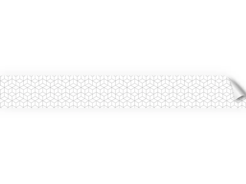 Küchenrückwände<Myspotti Küchenrückwandfolie Hexagon Selbstklebend 450 cm x 60 cm Weiß