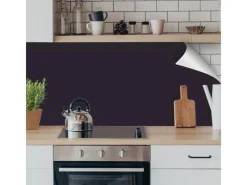 Clearance Myspotti Küchenrückwandfolie Schiefergrau Selbstklebend 220 cm x 60 cm