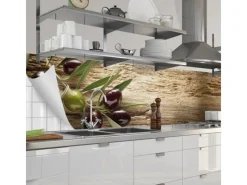 Best Myspotti Küchenrückwandfolie Mediterran Selbstklebend 280 cm x 60 cm