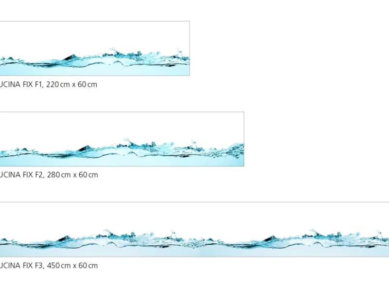 Küchenrückwände<Myspotti Küchenrückwandfolie Wasser Selbstklebend 280 cm x 60 cm
