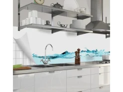 Küchenrückwände<Myspotti Küchenrückwandfolie Wasser Selbstklebend 280 cm x 60 cm