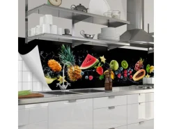 Clearance Myspotti Küchenrückwandfolie Fruit Splash Selbstklebend 280 cm x 60 cm
