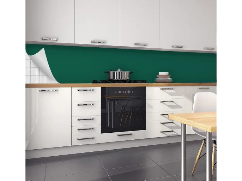 Küchenrückwände<Myspotti Küchenrückwandfolie Patinagrün Selbstklebend 450 cm x 60 cm