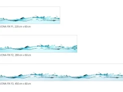 Myspotti Küchenrückwandfolie Wasser Selbstklebend 220 cm x 60 cm< Küchenrückwände