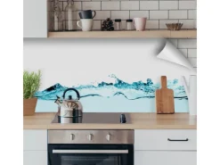 Myspotti Küchenrückwandfolie Wasser Selbstklebend 220 cm x 60 cm< Küchenrückwände