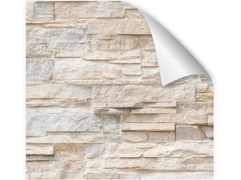 Küchenrückwände<Myspotti Küchenrückwandfolie Bruchsteinwand Beige Selbstklebend 450 cm x 60 cm