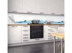 Online Myspotti Küchenrückwandfolie Wasser Selbstklebend 450 cm x 60 cm