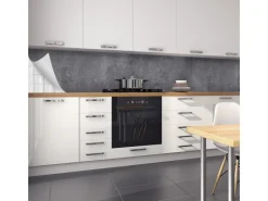 Küchenrückwände<Myspotti Küchenrückwandfolie Concrete Black Selbstklebend 450 cm x 60 cm