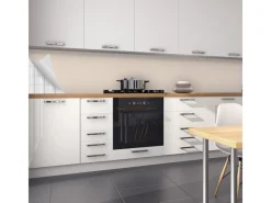 Myspotti Küchenrückwandfolie Perlweiß Selbstklebend 450 cm x 60 cm< Küchenrückwände