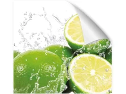 Myspotti Küchenrückwandfolie Aqua Limette Selbstklebend 450 cm x 60 cm< Küchenrückwände
