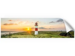 Myspotti Küchenrückwandfolie Leuchtturm Sylt Selbstklebend 220 cm x 60 cm< Küchenrückwände