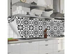 Hot Myspotti Küchenrückwandfolie Elena Fliese Selbstklebend 280 cm x 60 cm