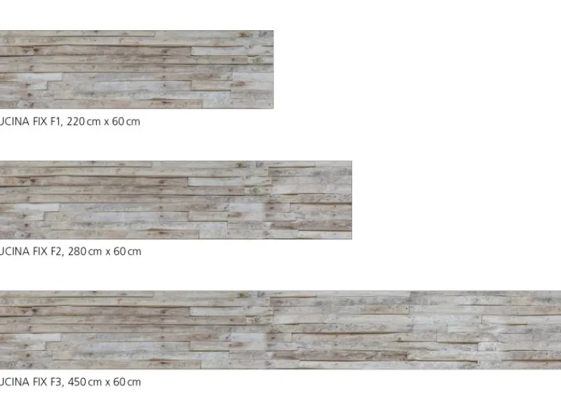 Myspotti Küchenrückwandfolie Wood Planks Selbstklebend 220 cm x 60 cm< Küchenrückwände