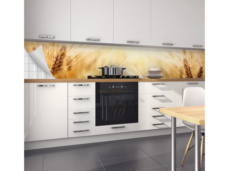 Myspotti Küchenrückwandfolie Korn Selbstklebend 450 cm x 60 cm< Küchenrückwände