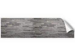 Best Myspotti Küchenrückwandfolie Black Bricks Selbstklebend 220 cm x 60 cm