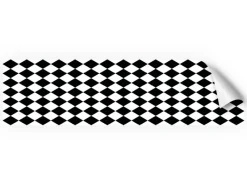 Myspotti Küchenrückwandfolie Bobby II Selbstklebend 220 cm x 60 cm Schwarz-Weiß< Küchenrückwände