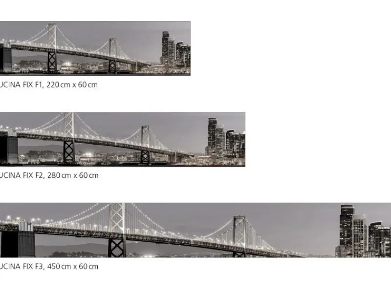 Best Myspotti Küchenrückwandfolie San Francisco Selbstklebend 450 cm x 60 cm
