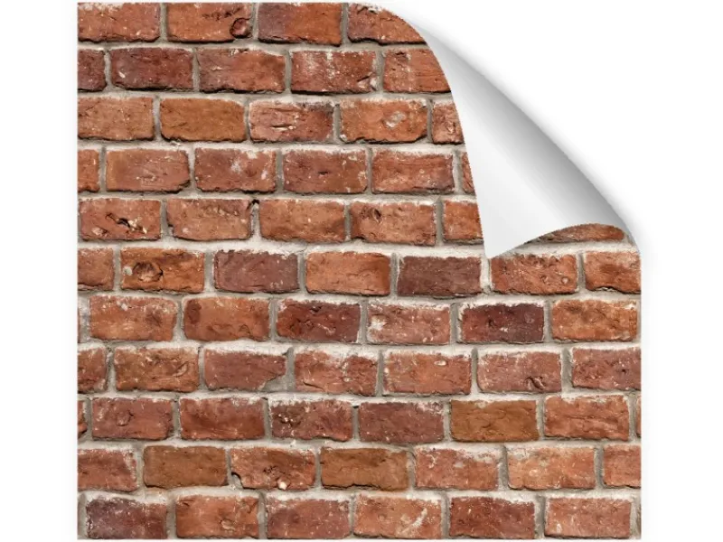 Online Myspotti Küchenrückwandfolie Brick Wall Selbstklebend 220 cm x 60 cm Ziegelrot
