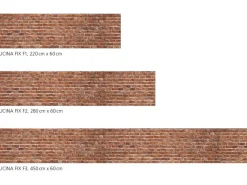 Online Myspotti Küchenrückwandfolie Brick Wall Selbstklebend 220 cm x 60 cm Ziegelrot