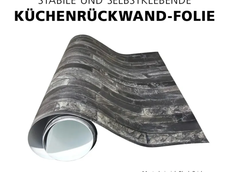 Online Myspotti Küchenrückwandfolie Brick Wall Selbstklebend 220 cm x 60 cm Ziegelrot