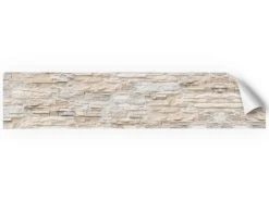 Discount Myspotti Küchenrückwandfolie Bruchsteinwand Beige Selbstklebend 280 cm x 60 cm